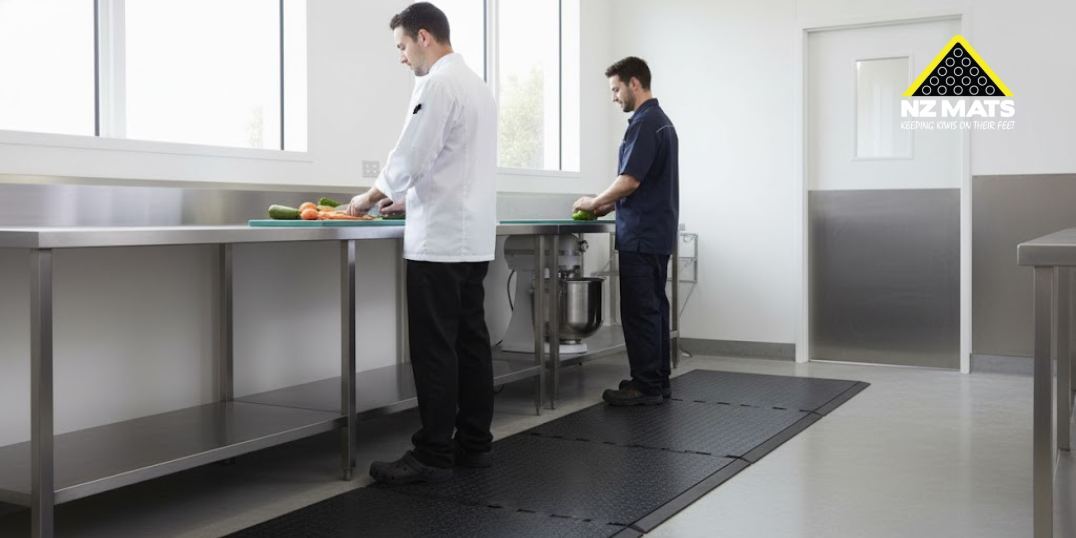 an anti-fatigue mat used for safety and improved productivity