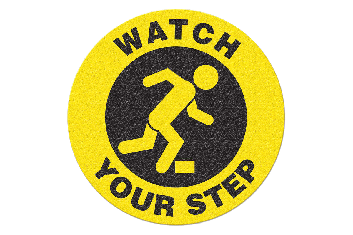 Safety Foot Sticker Non-Slip Safety Tread Floor Stickers